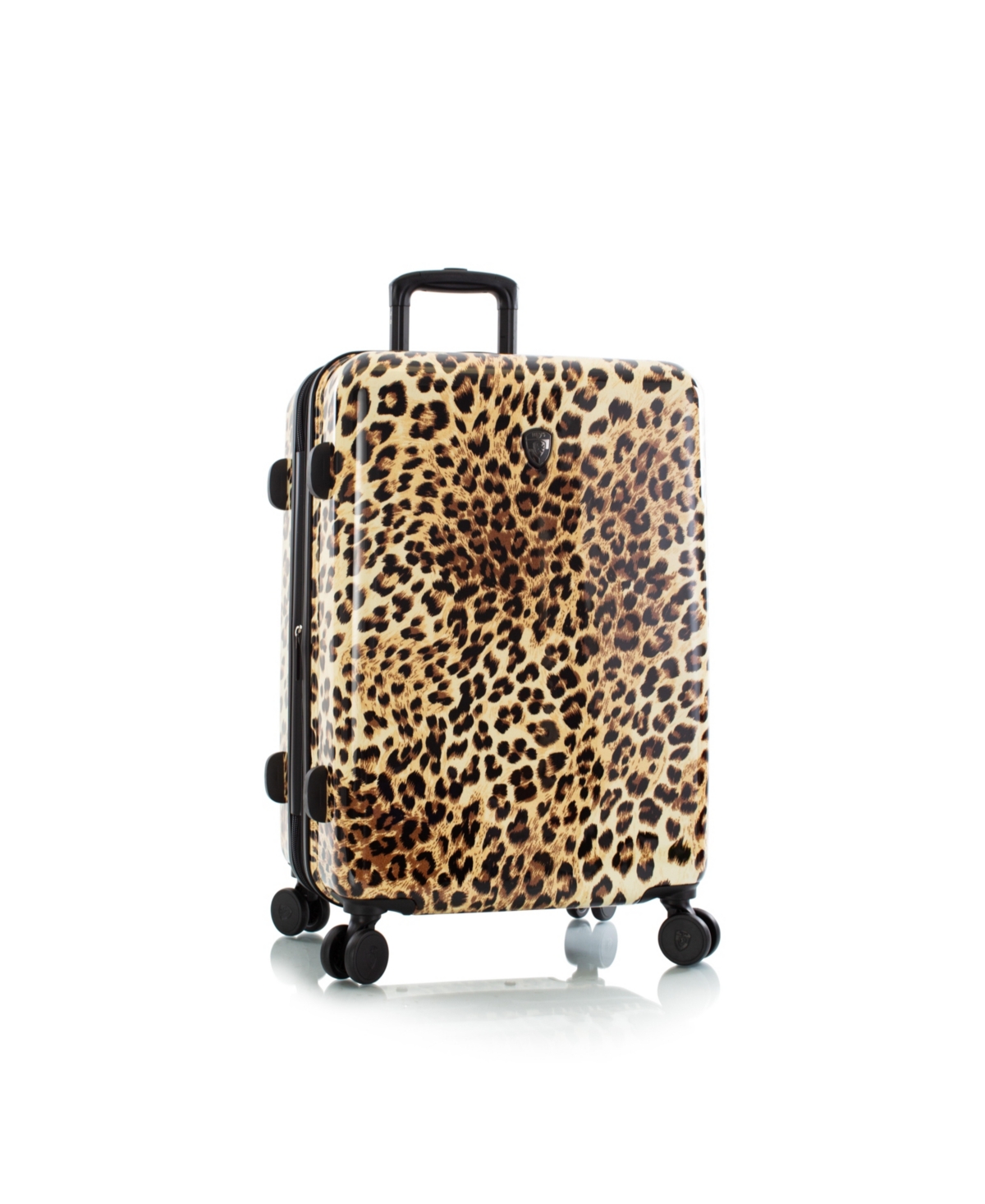 Shop Heys Fashion 26" Hardside Spinner Luggage In Brown Leopard