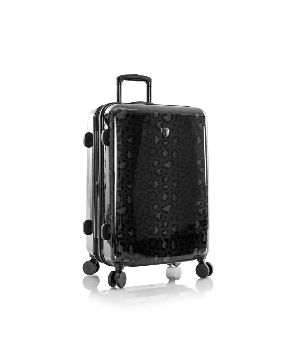 Heys Fashion 26" Hardside Spinner Luggage In Black Leopard