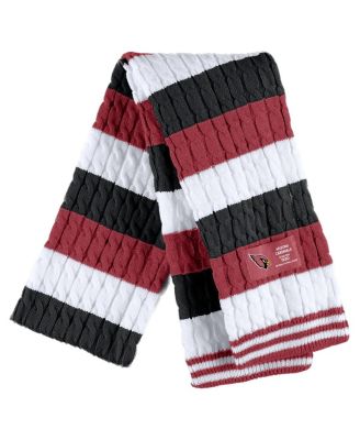 Women's Miami Dolphins Striped Scarf and Gloves Set