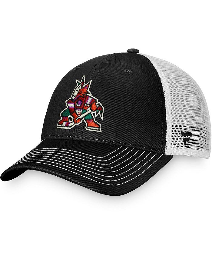 Fanatics Men s Black White Arizona Coyotes Core Primary Logo