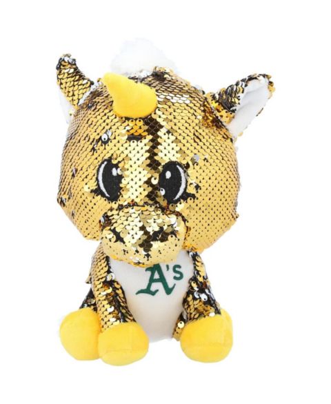 Детская мягкая игрушка FOCO Oakland Athletics Color-Changing Sequin Unicorn 9" Plush, 1-Piece