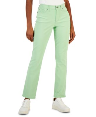 Charter Club - Tummy-Slimming Straight-Leg Jeans, Nantucket Wash