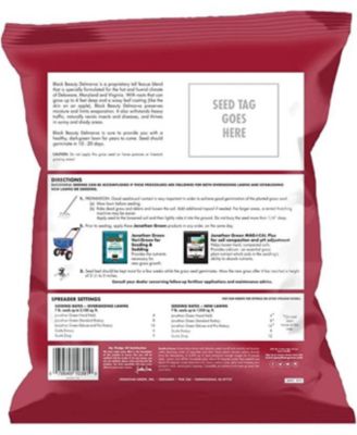 Black Beauty Delmarva Mix Grass Seed, 7 Lb
