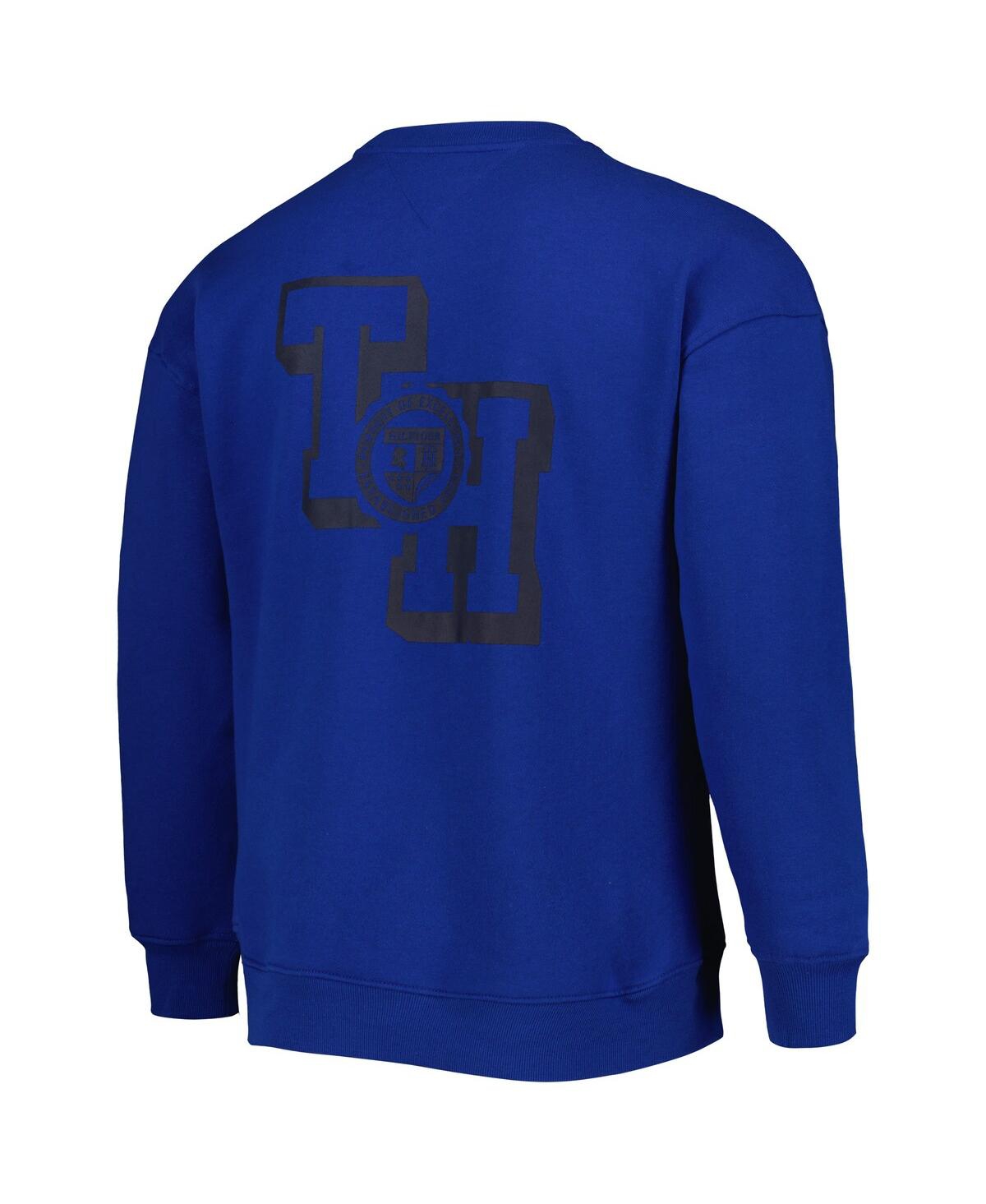 Shop Tommy Hilfiger Men's  Royal Indianapolis Colts Ronald Crew Sweatshirt