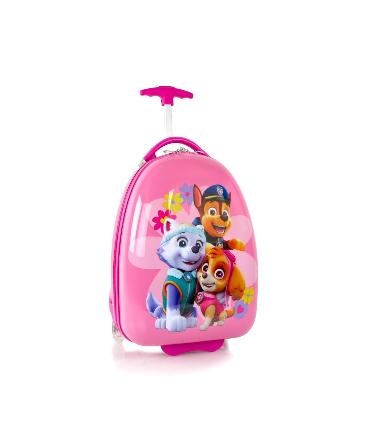 Heys Nickelodeon 18" Paw Patrol Egg Shape Lightweight Carry-on Luggage In Pink