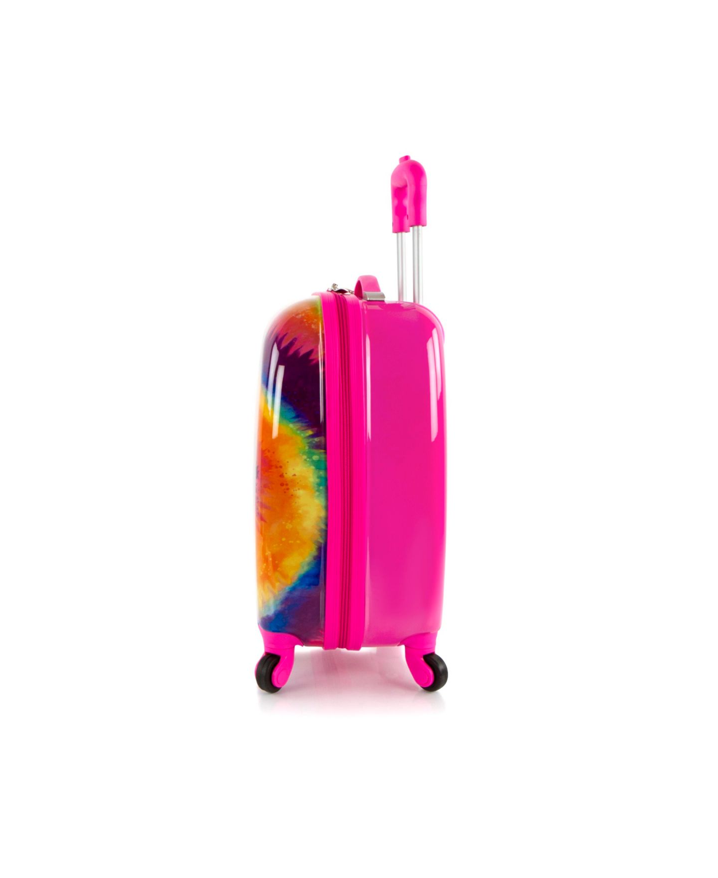 Детский чемодан Heys 18" Tie Dye Carry-On Spinner Luggage, цвет: Розовый / Разноцветный — фото 3