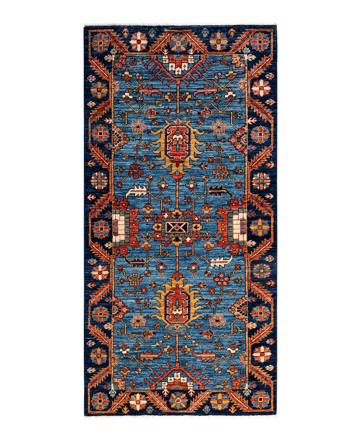 Adorn Hand Woven Rugs Serapi M1973 3'1in x 6'4in Area Rug - Mist