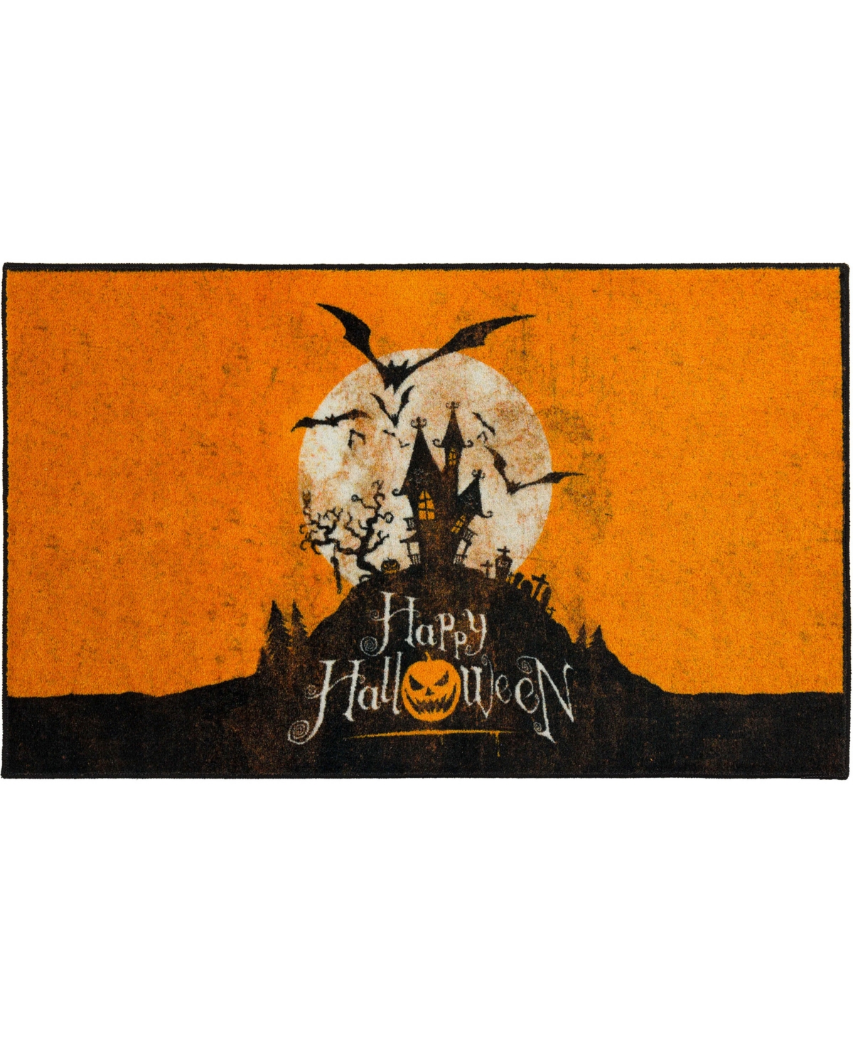 Mohawk Prismatic Halloween Hill 2'6" X 4'2" Area Rug In Orange