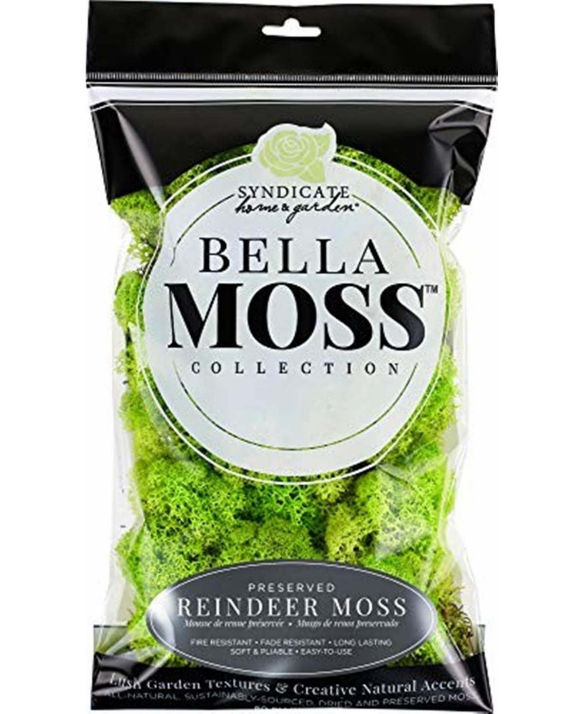 15406232 Bella Moss Reindeer Bag Moss, Chartreuse sku 15406232