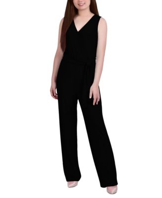 Full Size Surplice Sleeveless Jumpsuit main image 0