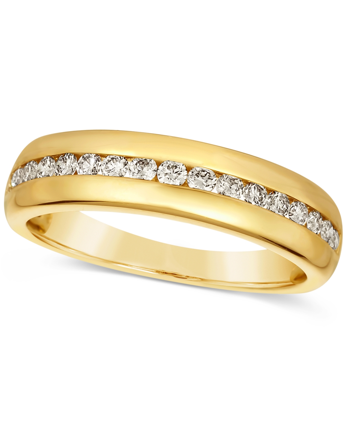 Men's Nude Diamond Band (1/2 ct. t.w.) in 14k Gold - Gold