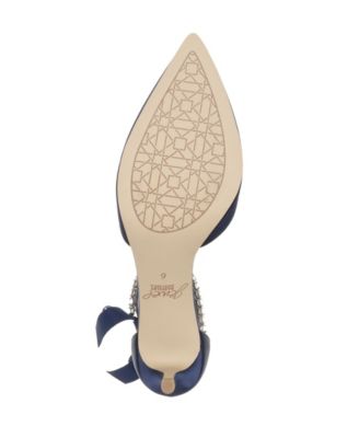 Women's Jaycee Rhinestone Ankle Strap Evening Pumps