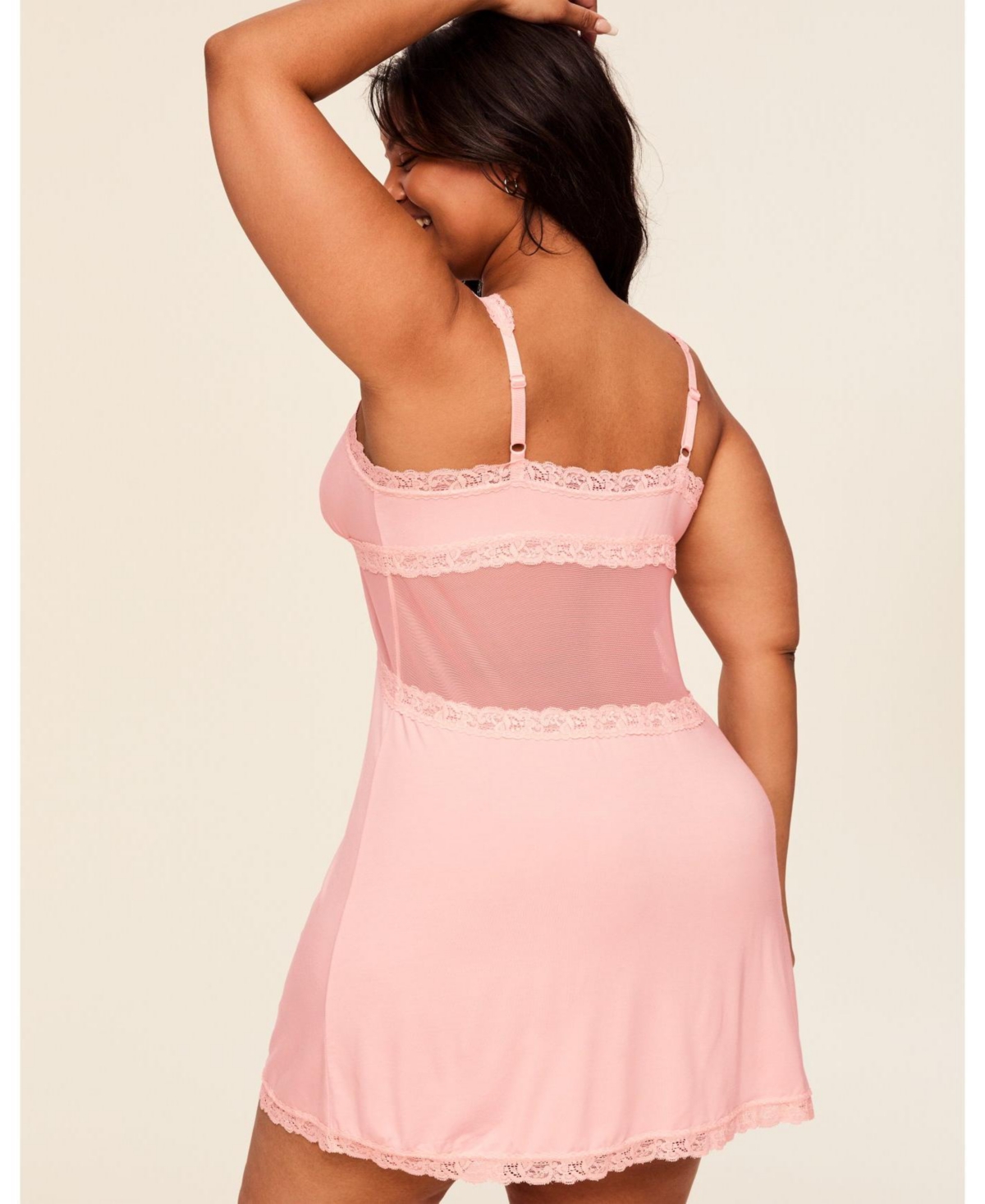 Adore Me Plus Size Primrose Slip Dress