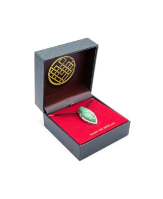 Marvel Studios Shang-Chi and the Legend of the Ten Rings Green Pendant Necklace Authentic Prop Replica, Cosplay Costume Accessories | MCU Superhero Comic Book Gifts And Collectibles