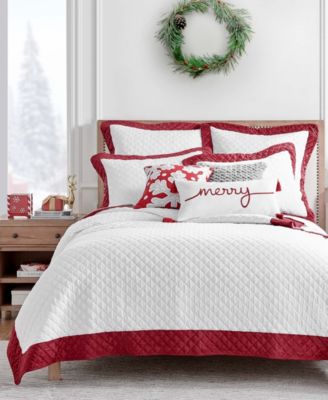 All Is Bright Bordered 2-Pc. Sham Set, European