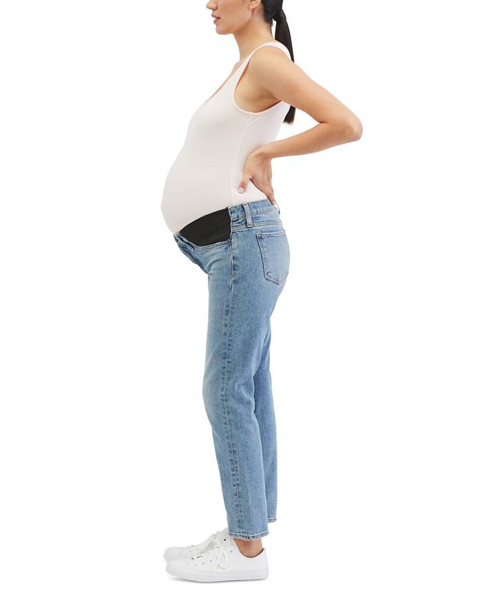 Motherhood Maternity SquareNeck Ribbed Maternity Bodysuit Macy's