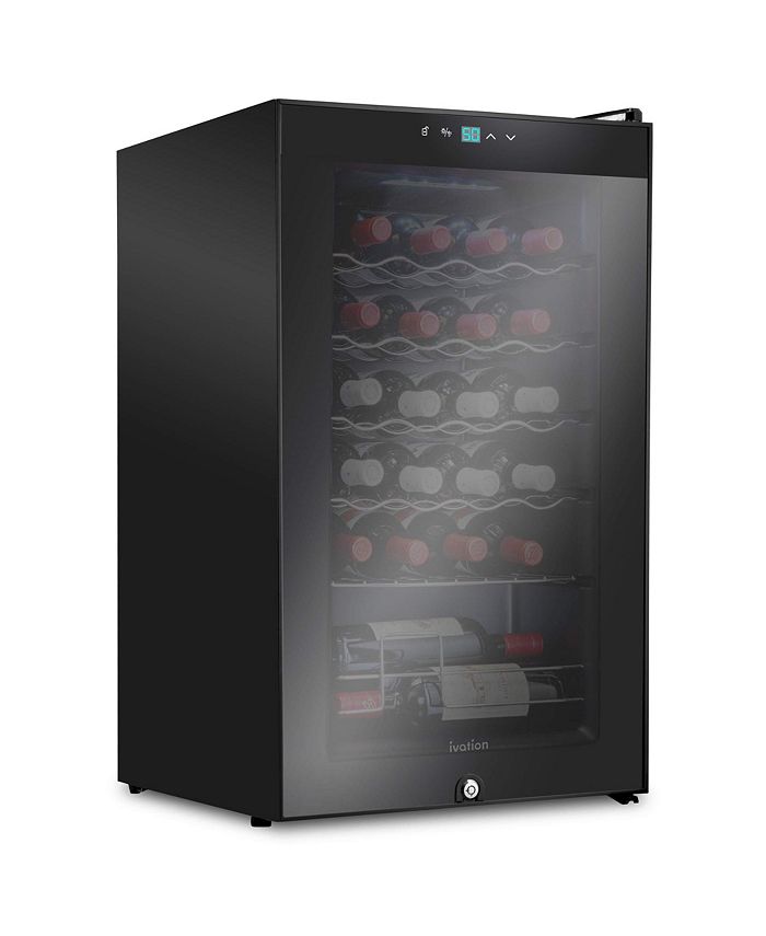 Ivation Freestanding Wine Refrigerator, 24 Bottle Wine Cooler Macy's