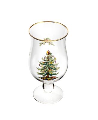 Christmas Tree Tulip Glasses, Set of 4