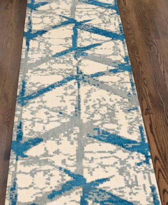 KM Home Dora 508 2'6" x 10' Runner Area Rug