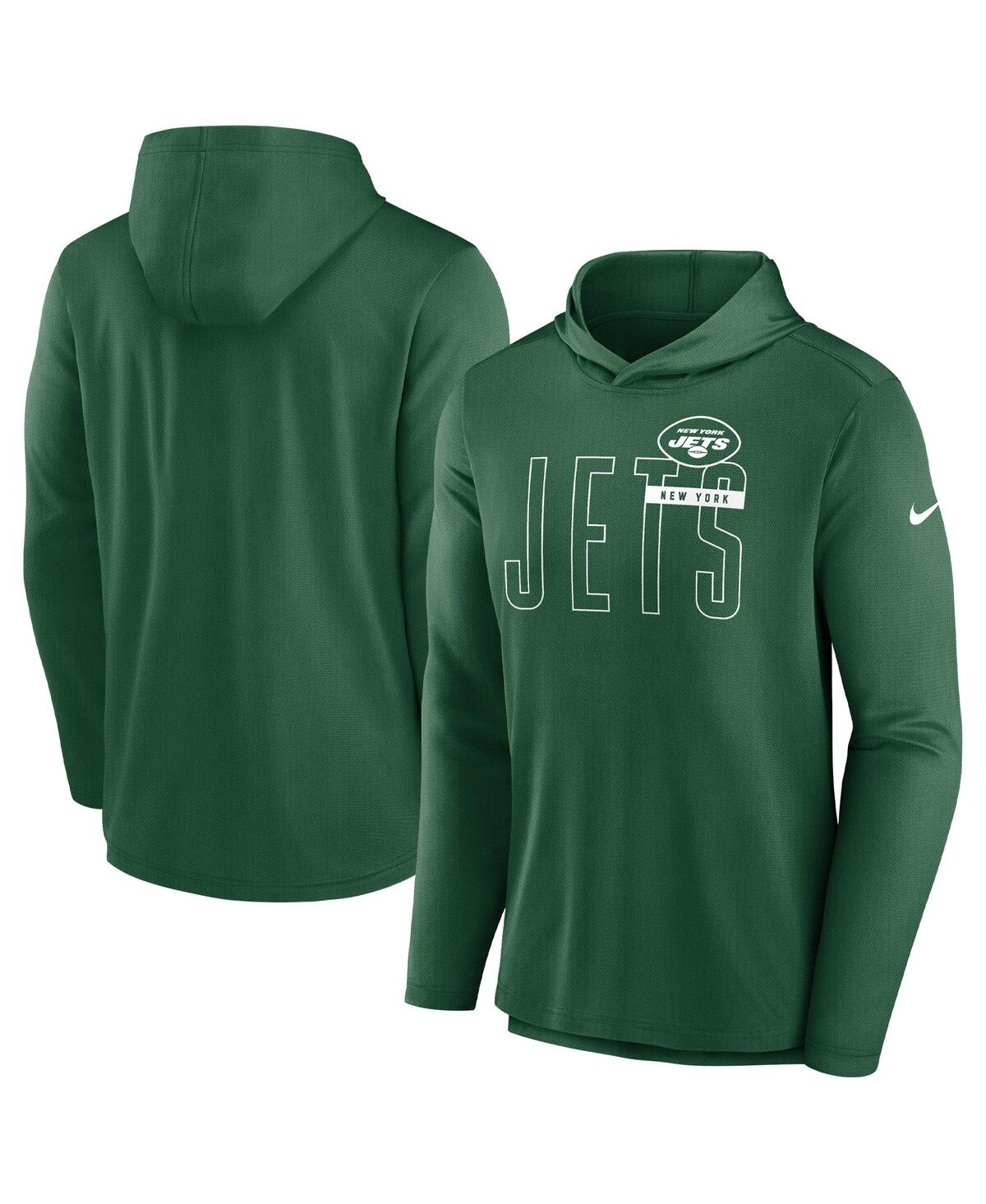 Nike Men's  Green New York Jets Performance Team Pullover Hoodie