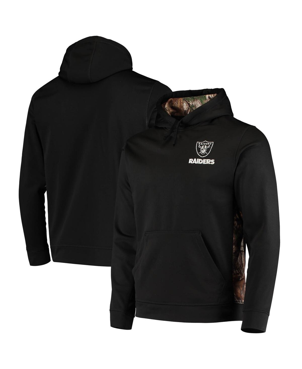 Men's Dunbrooke Black, Realtree Camo Las Vegas Raiders Logo Ranger Pullover Hoodie - Black, Realtree Camo