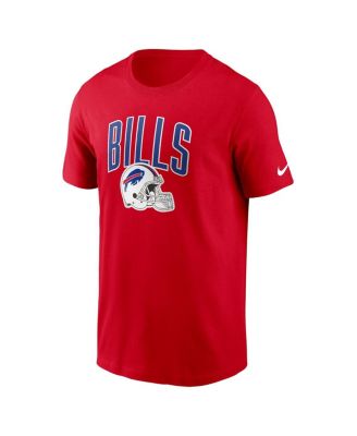 Men's Red Buffalo Bills Team Athletic T-shirt