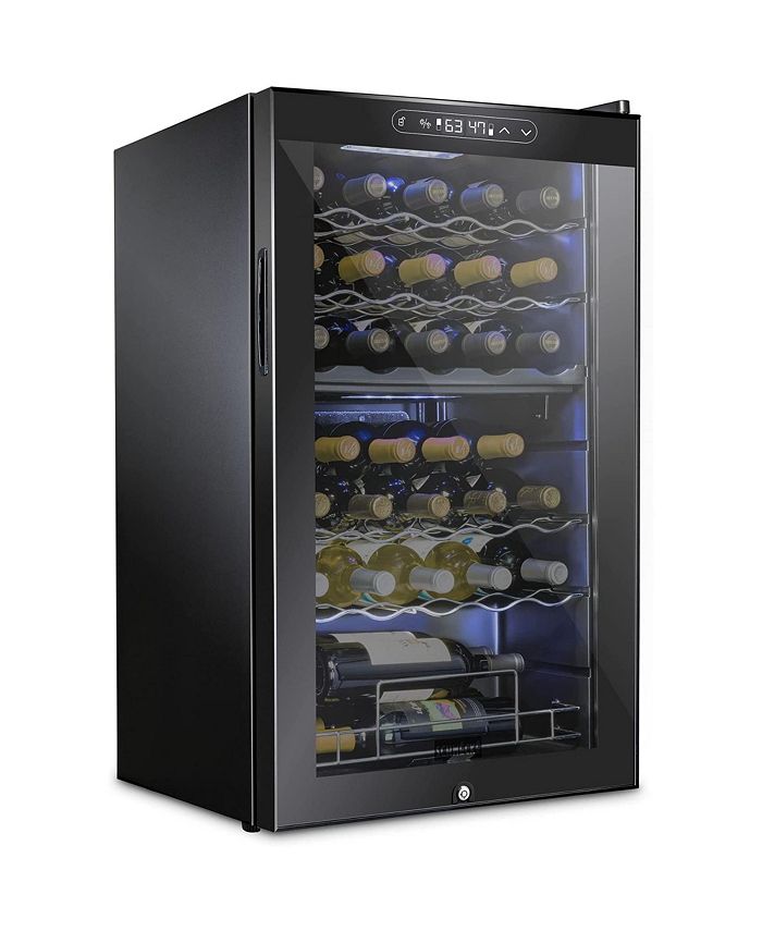 Schmécké Wine Fridge, 33 Bottle Wine Cooler, freestanding Macy's