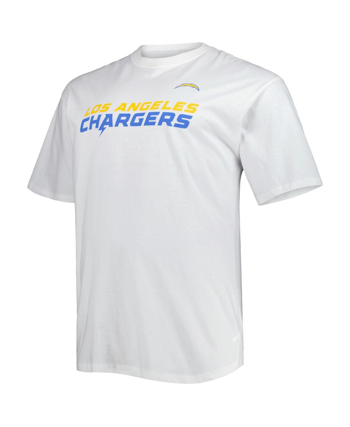 Fanatics Branded White Los Angeles Chargers Big & Tall Hometown Collection Hot Shot T-shirt In White