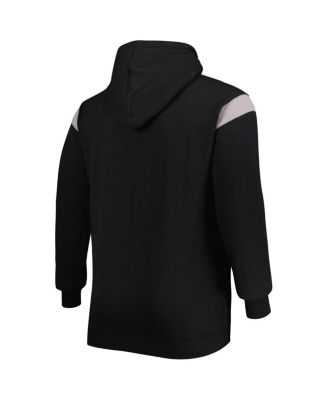 Men's Black Las Vegas Raiders Big and Tall Call the Shots Pullover Hoodie