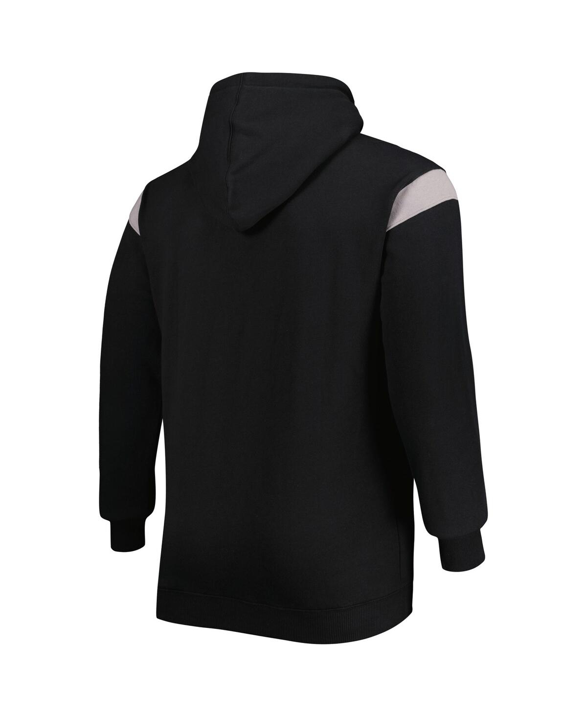Fanatics Branded Black Las Vegas Raiders Big & Tall Call The Shots Pullover Hoodie In Black
