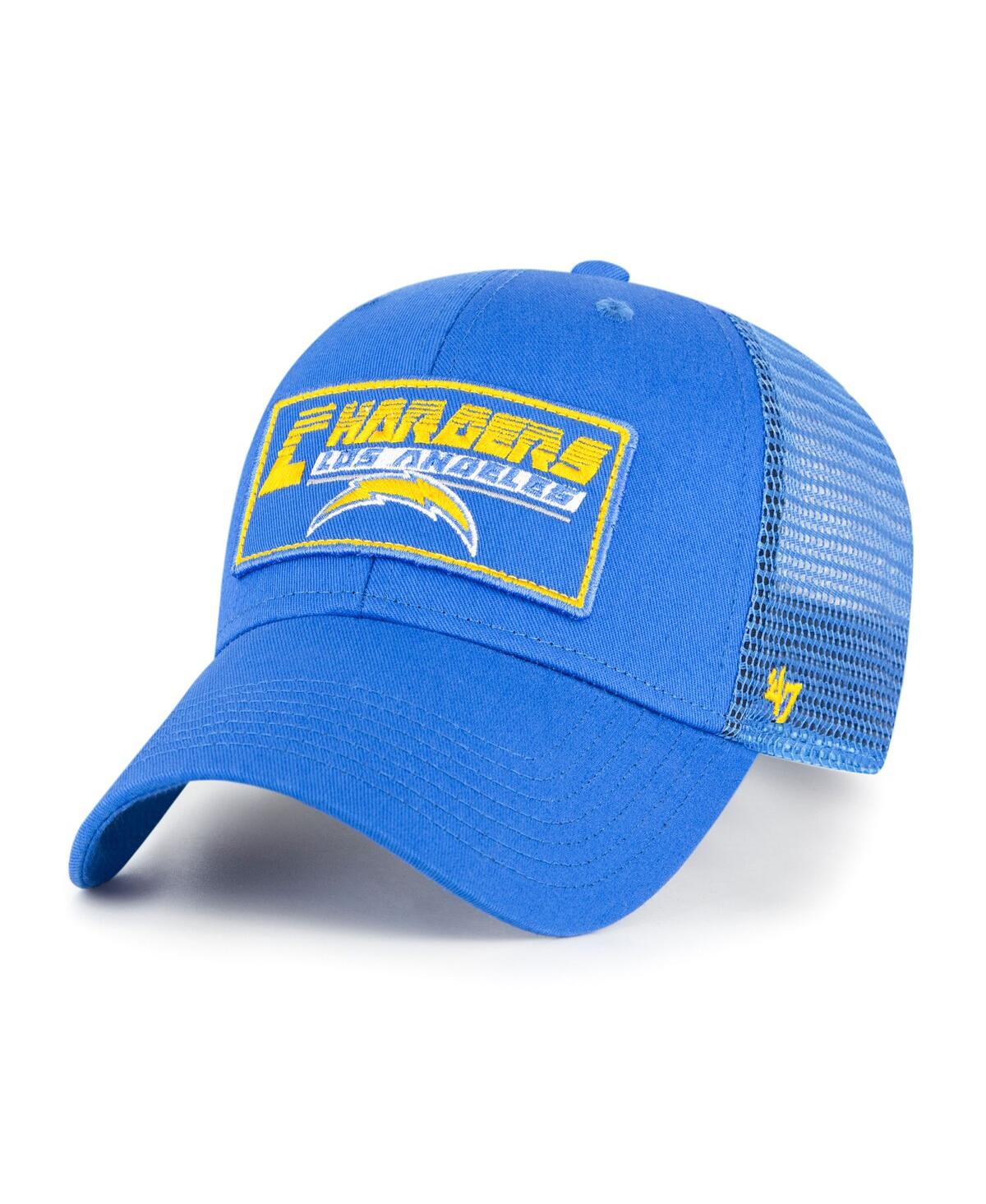 47 Brand Kids' Big Boys ' Powder Blue Los Angeles Chargers Levee Mvp Trucker Adjustable Hat