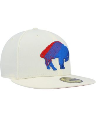 Men's Cream Buffalo Bills Chrome Dim 59FIFTY Fitted Hat