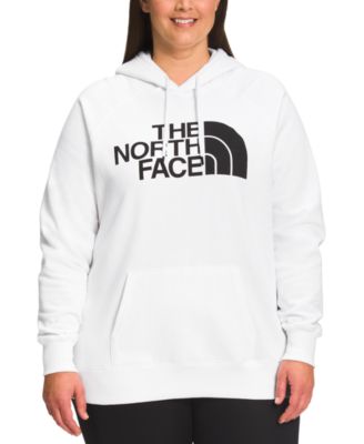 Plus Size Half Dome Pullover Hoodie