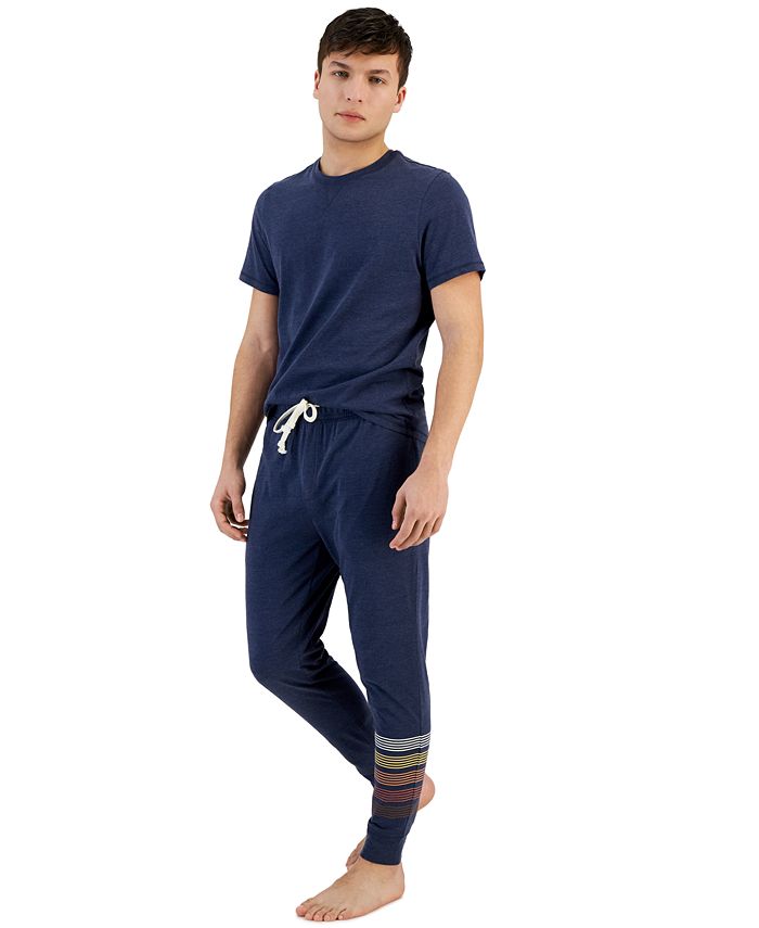 Sun + Stone Men's Ombré Stripe Pajama Joggers, Created for Macy's - Macy's