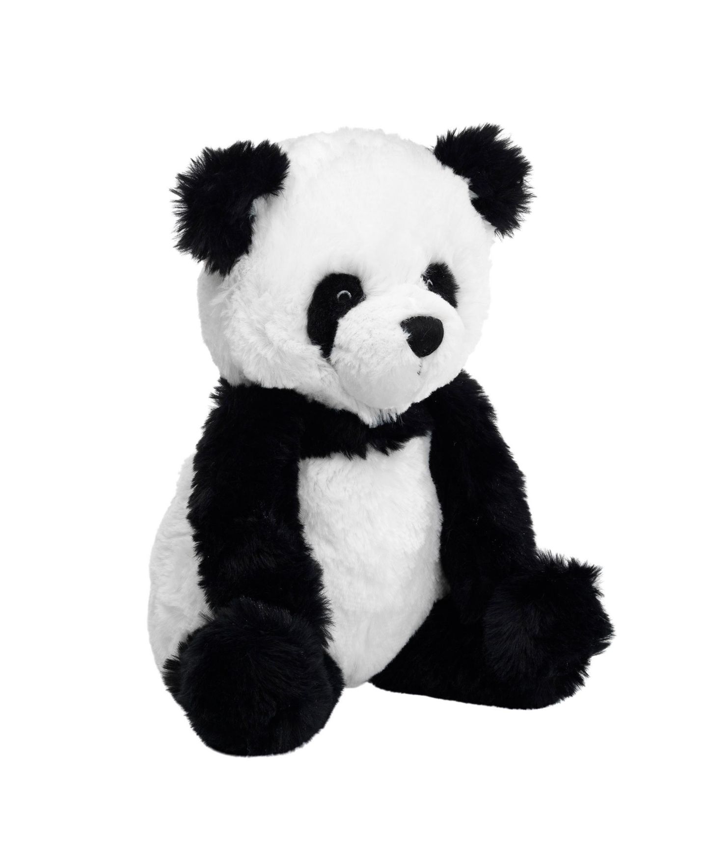 Детская мягкая игрушка Lambs & Ivy Lucky 11" Plush Panda, цвет: Чёрный — фото 2