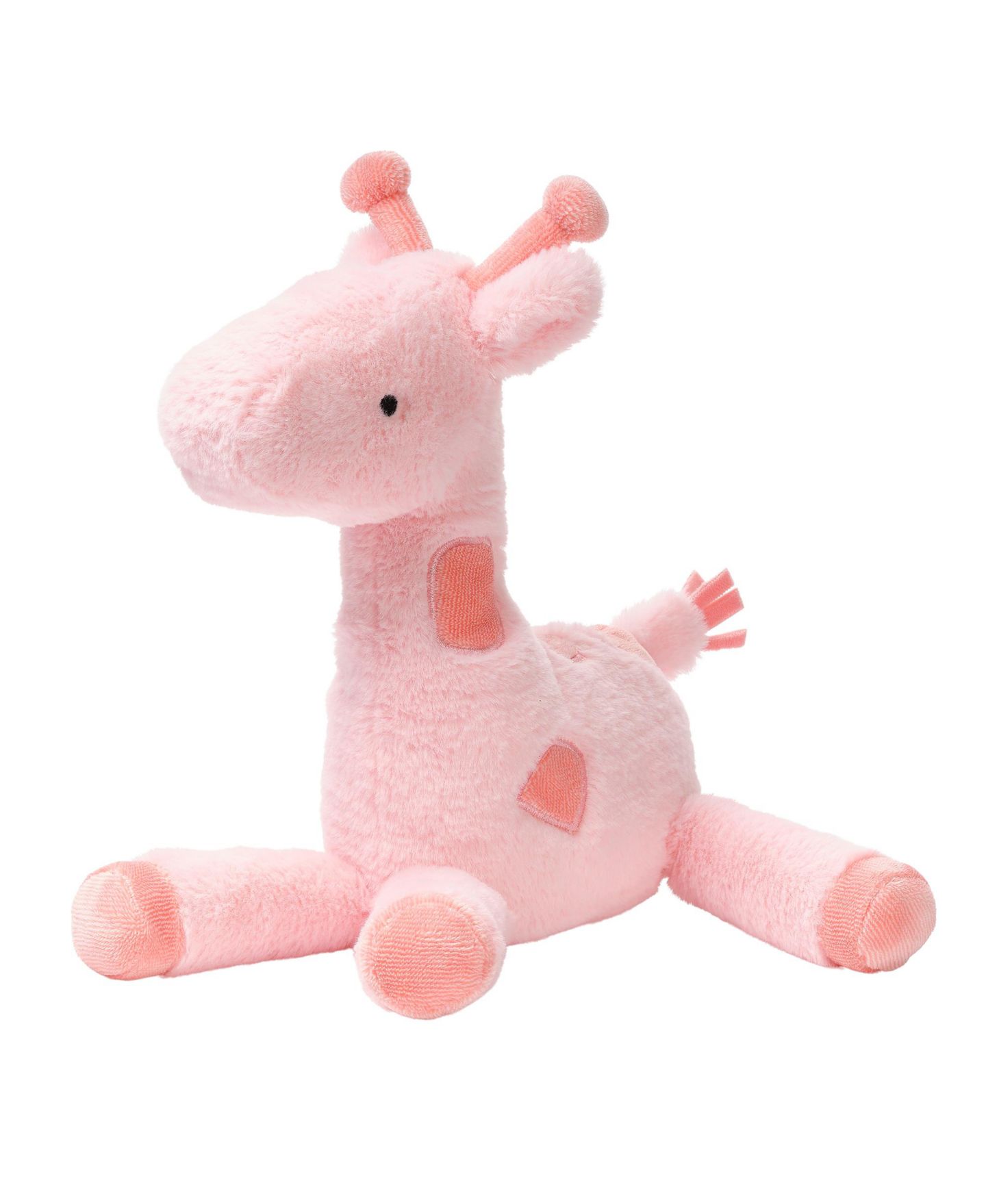 Детская мягкая игрушка Lambs & Ivy Snuggles Giraffe 14" Soft Faux-Fur Plush, цвет: Розовый — фото 2
