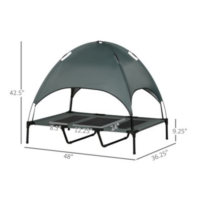 Elevated Pet Bed Dog Foldable Cot Tent Canopy Inst Shelter Outdoor