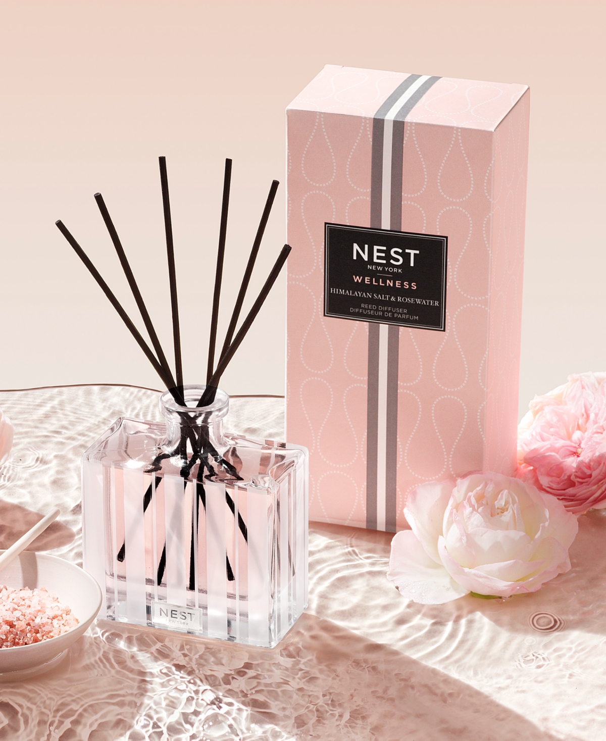 Nest New York Himalayan Salt & RosewaterReed Diffuser, oz