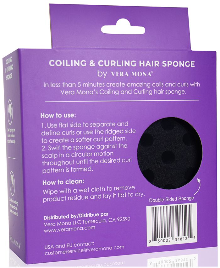 Vera Mona Coiling & Curling Hair Sponge Macy's