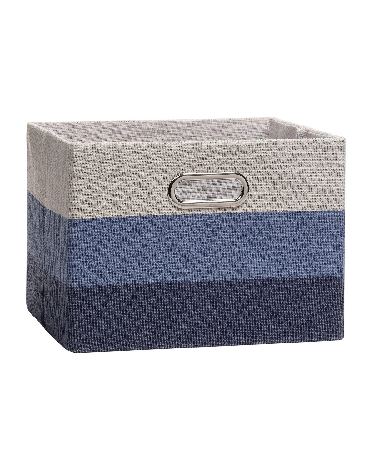 Blue Ombre Foldable/Collapsible Storage Bin/Basket - Blue