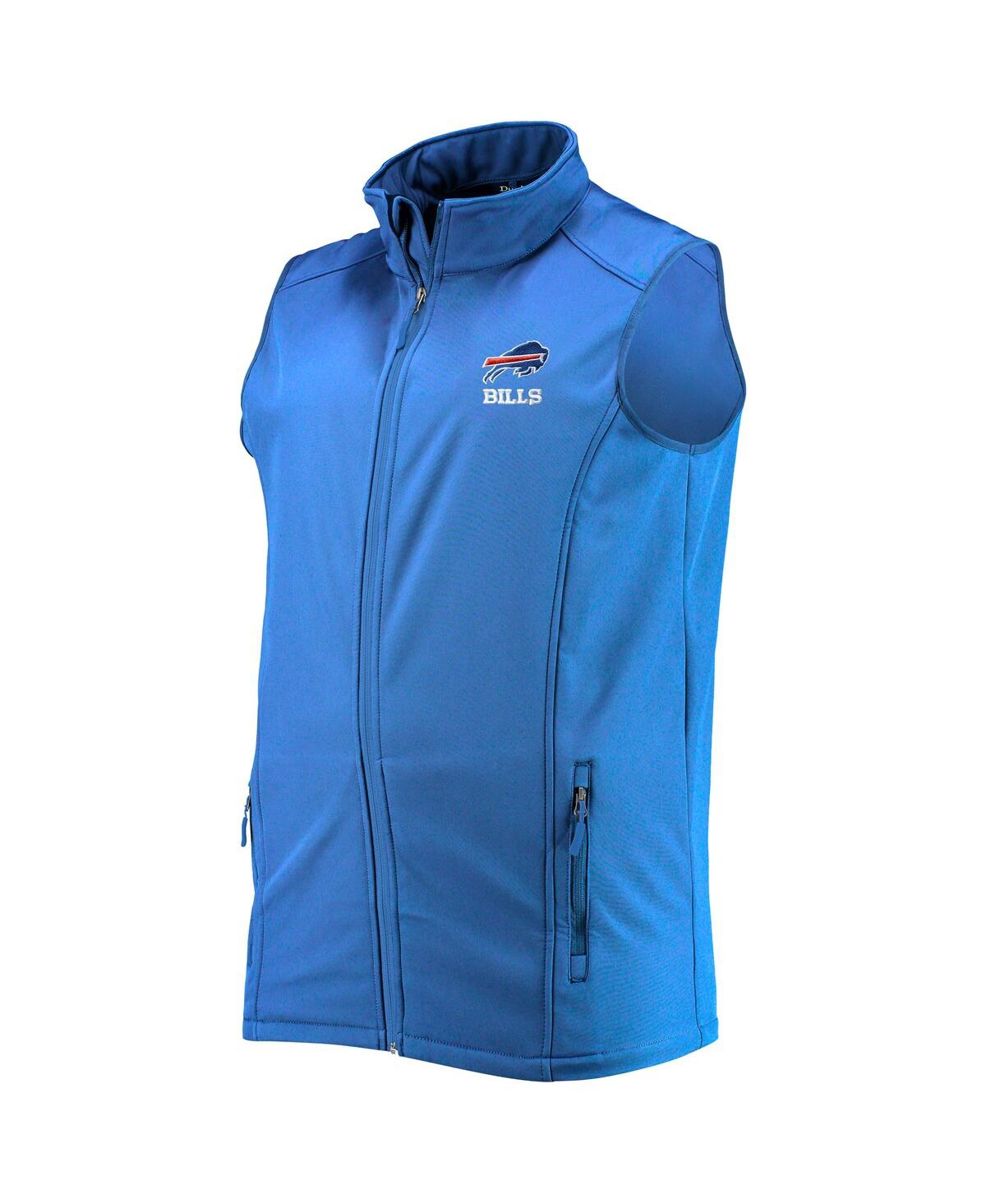 DUNBROOKE MEN'S DUNBROOKE ROYAL BUFFALO BILLS BIG AND TALL ARCHER SOFTSHELL FULL-ZIP VEST 
