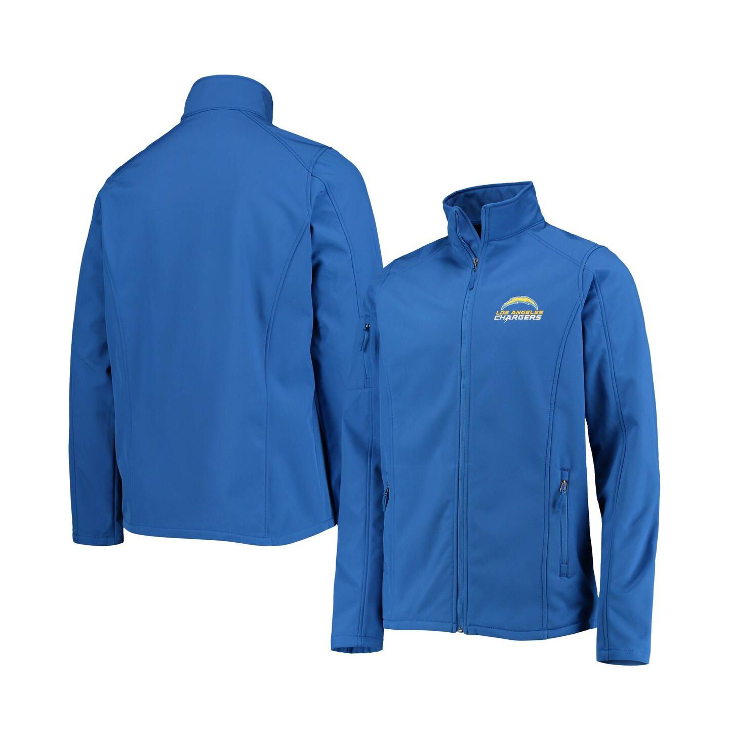 Мужская куртка Dunbrooke Royal Los Angeles Chargers Big and Tall Sonoma Softshell Full-Zip — фото 5