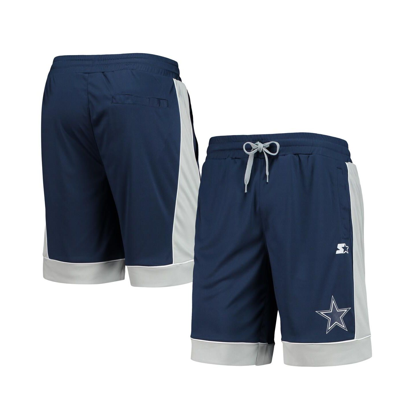 Мужские шорты G-III Sports by Carl Banks Navy, Gray Dallas Cowboys Fan Favorite Fashion — фото 4