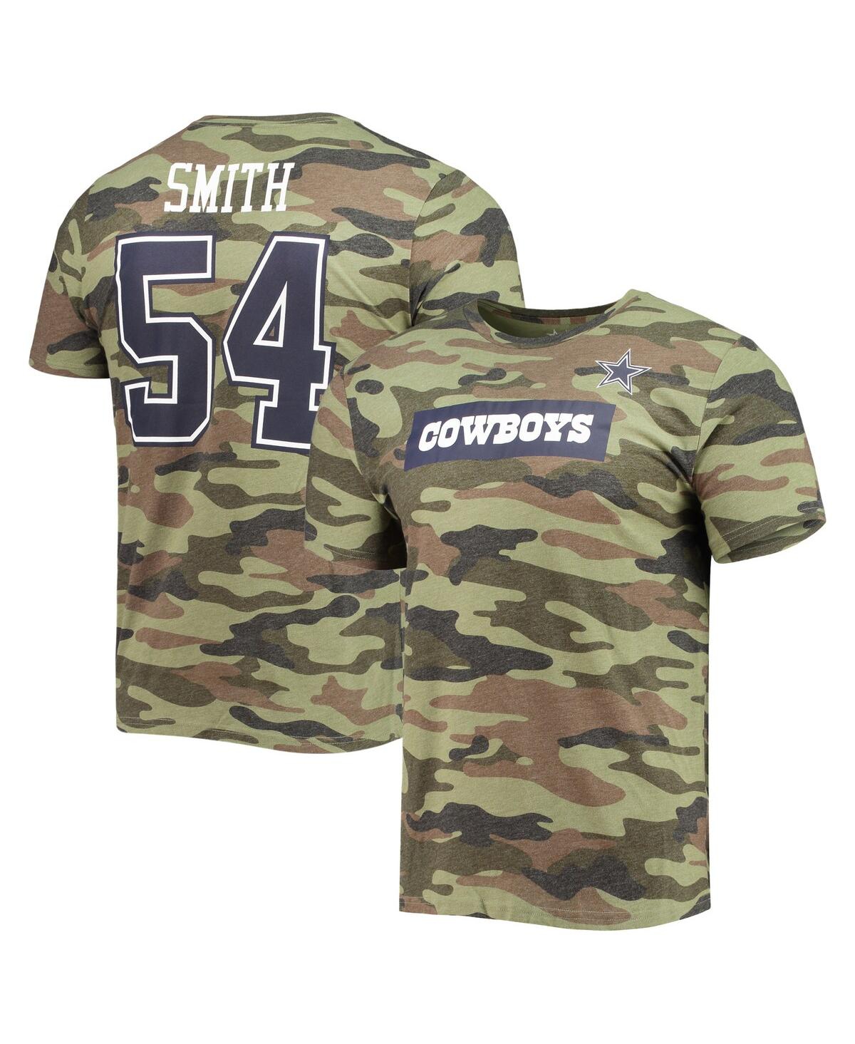 Dallas Cowboys Men's Jaylon Smith Camo  Caudron Name And Number T-shirt
