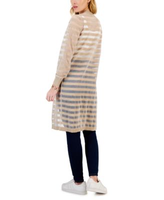 I.N.C. International Concepts Plus Size Studded Long Open-Front