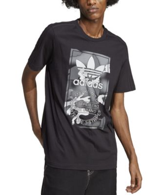 adidas - Men's Camo Tongue Graphic Short-Sleeve Crewneck T-Shirt