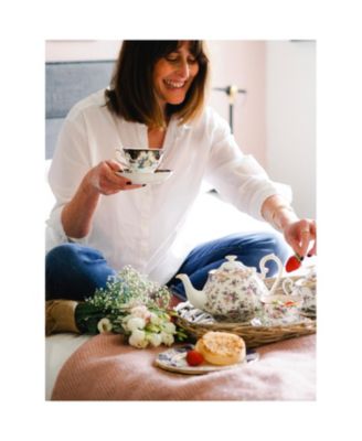 100 Years 1940 3-Piece Set, Teapot Sugar & Creamer-English Chintz