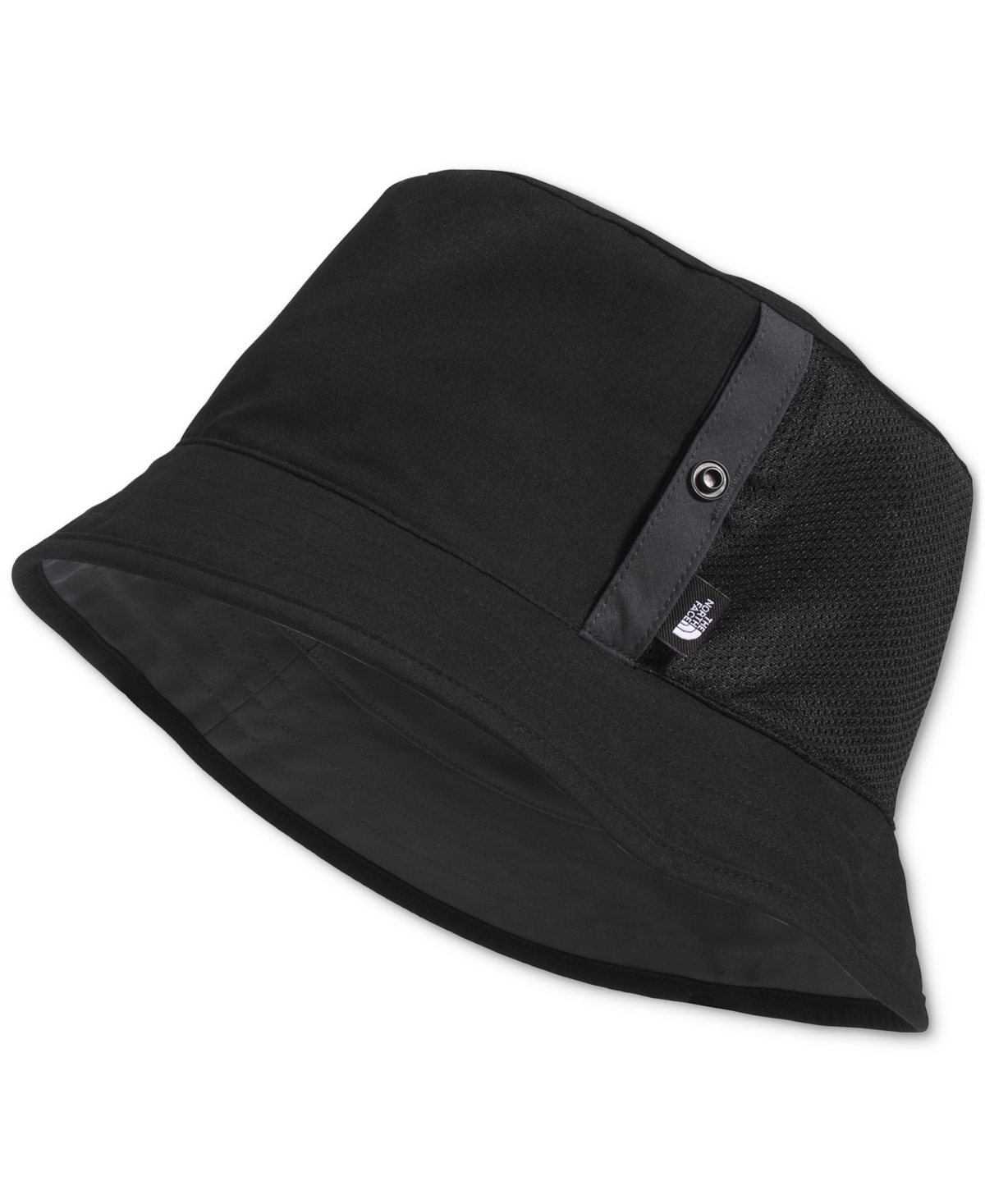 The North Face Class V Reversible Bucket Hat In Tnf Black,asphalt Grey
