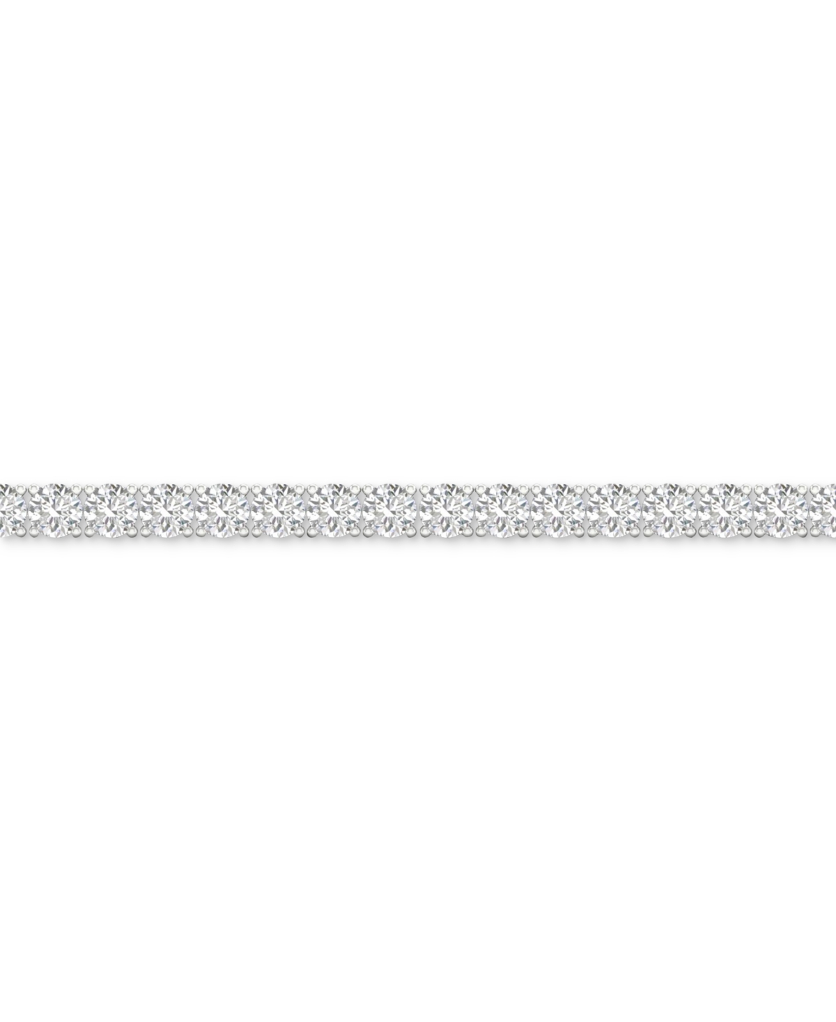 Forever Grown Diamonds Lab Created Diamond Slider Bracelet (1ct. t.w.) in Rhodium-Plated- Sterling Silver