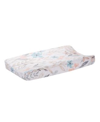 Baby Blooms Watercolor Floral/Butterfly Soft Changing Pad Cover